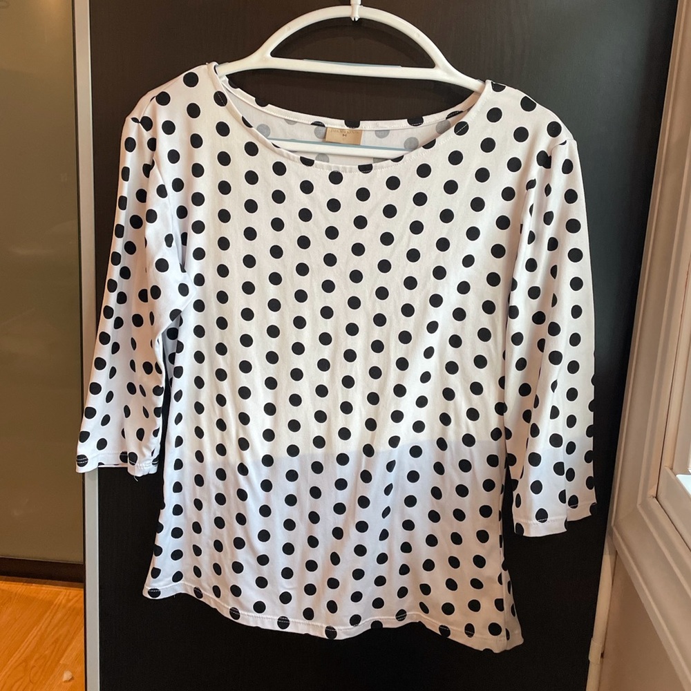 Jade Makenzie polka dot top